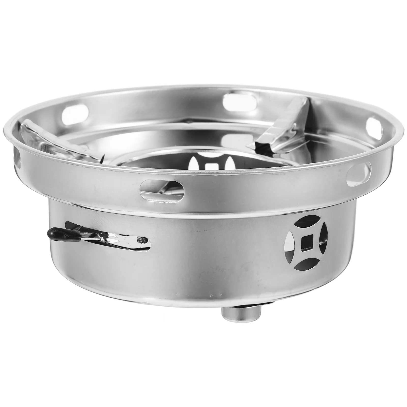 

Alcohol Stove Burner Solid Fuel Camping Furnace Gas Portable Fire Pit Mini Brazier Backpacking Cookware Non-slip Folding