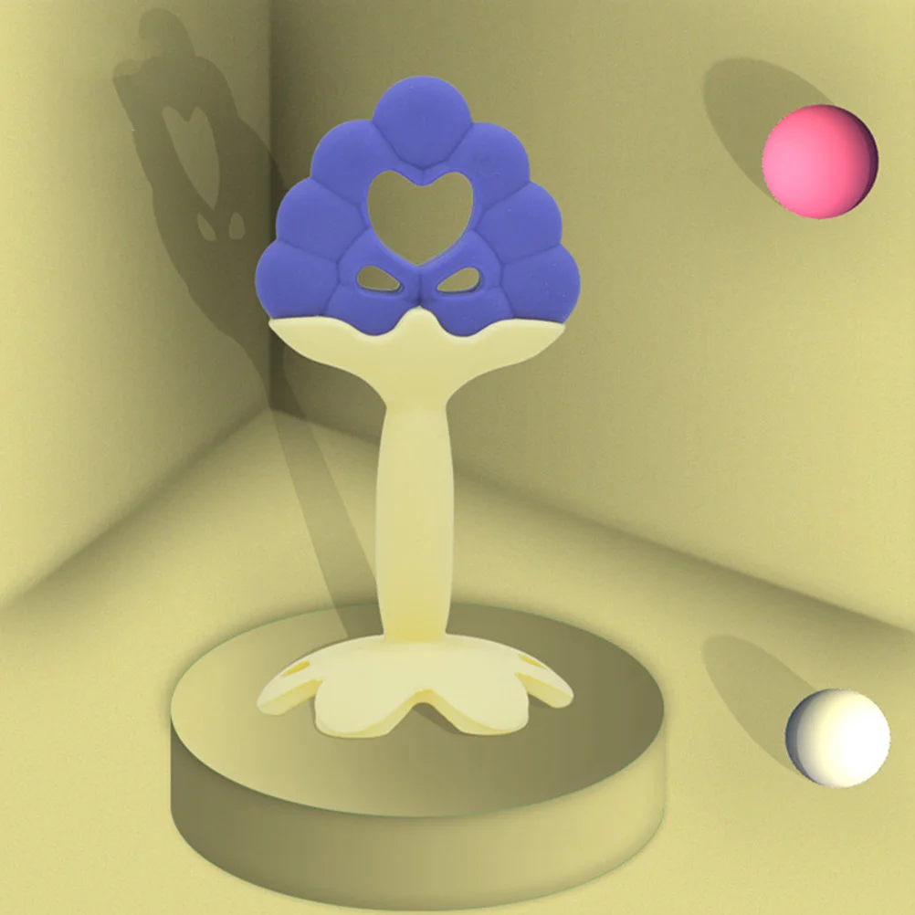 

4Pcs Silicone Baby Chew Molar Rods Teeth Grinding Stick Bite Resistant Safe Teether Molar Rod Silicone Teether