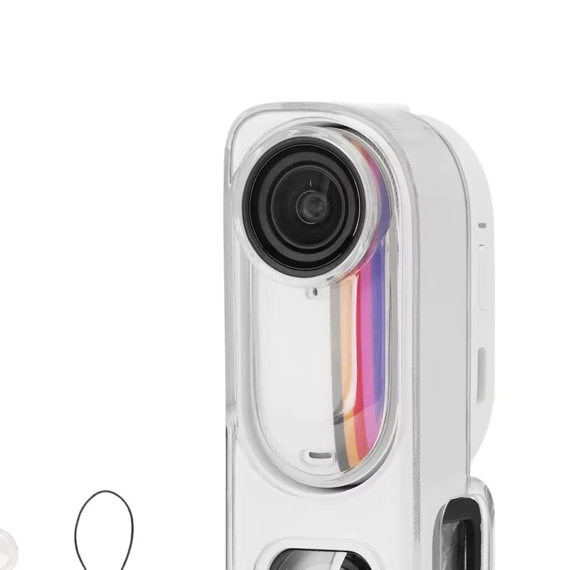 For Insta360 GO3S Retro Camera – Clear Protective Case, Dust-Proof, Full Coverage, Precise Cutouts, Lightweight Accessory.