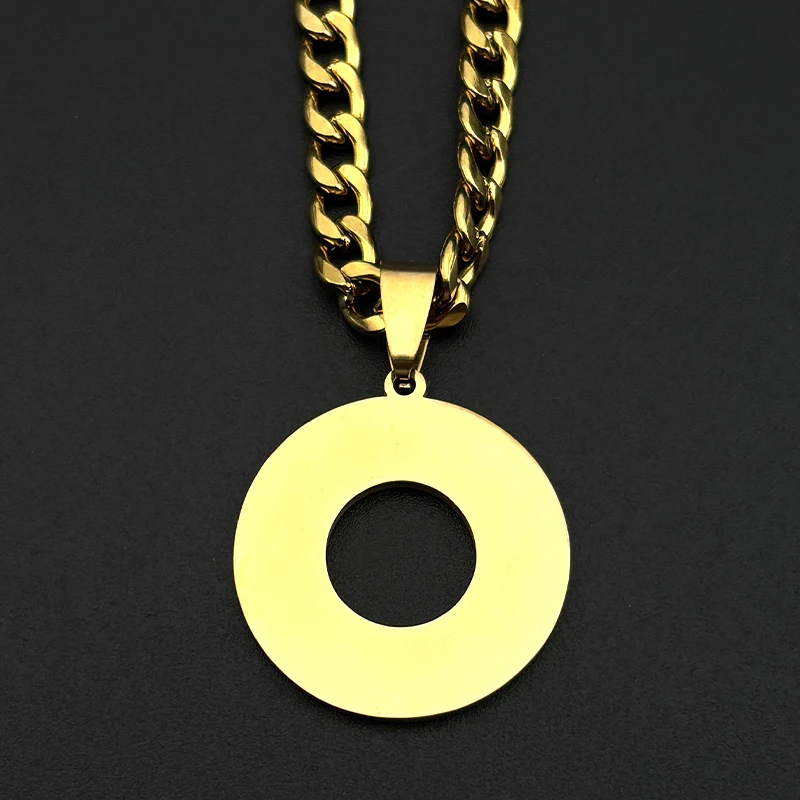 إسرائيل العبرية قلادة مستديرة قلادة للنساء الرجال الفولاذ المقاوم للصدأ الذهب والفضة اللون اليهودية يبارك سلسلة الصلاة مجوهرات هدية