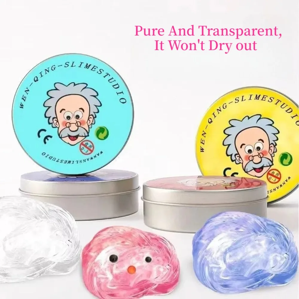 @Lab Putty Crystal Clear Glass (1 Pack) Best Thinking Smart Crazy Stress Putty with Tin, Sensory & Bouncing Toy Children Gifts..