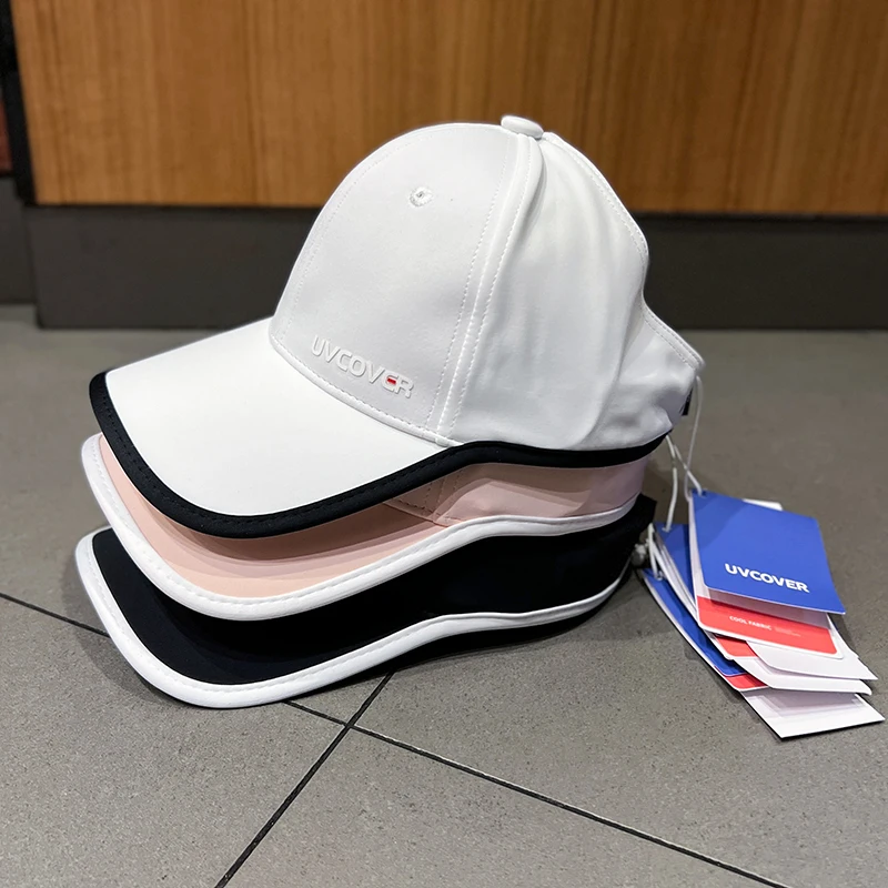 Summer Ice Silk Cool Baseball Cap for Men and Women Outdoor Sunscreen Running Empty Hat Fashion Can Tie A Ponytail Caps