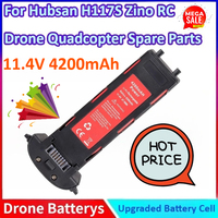 New 11.4V 4200mAh General-purpose RC Drone Intelligent Flight Battery for Hubsan H117S Zino GPS RC Drone Quadcopter Spare Parts