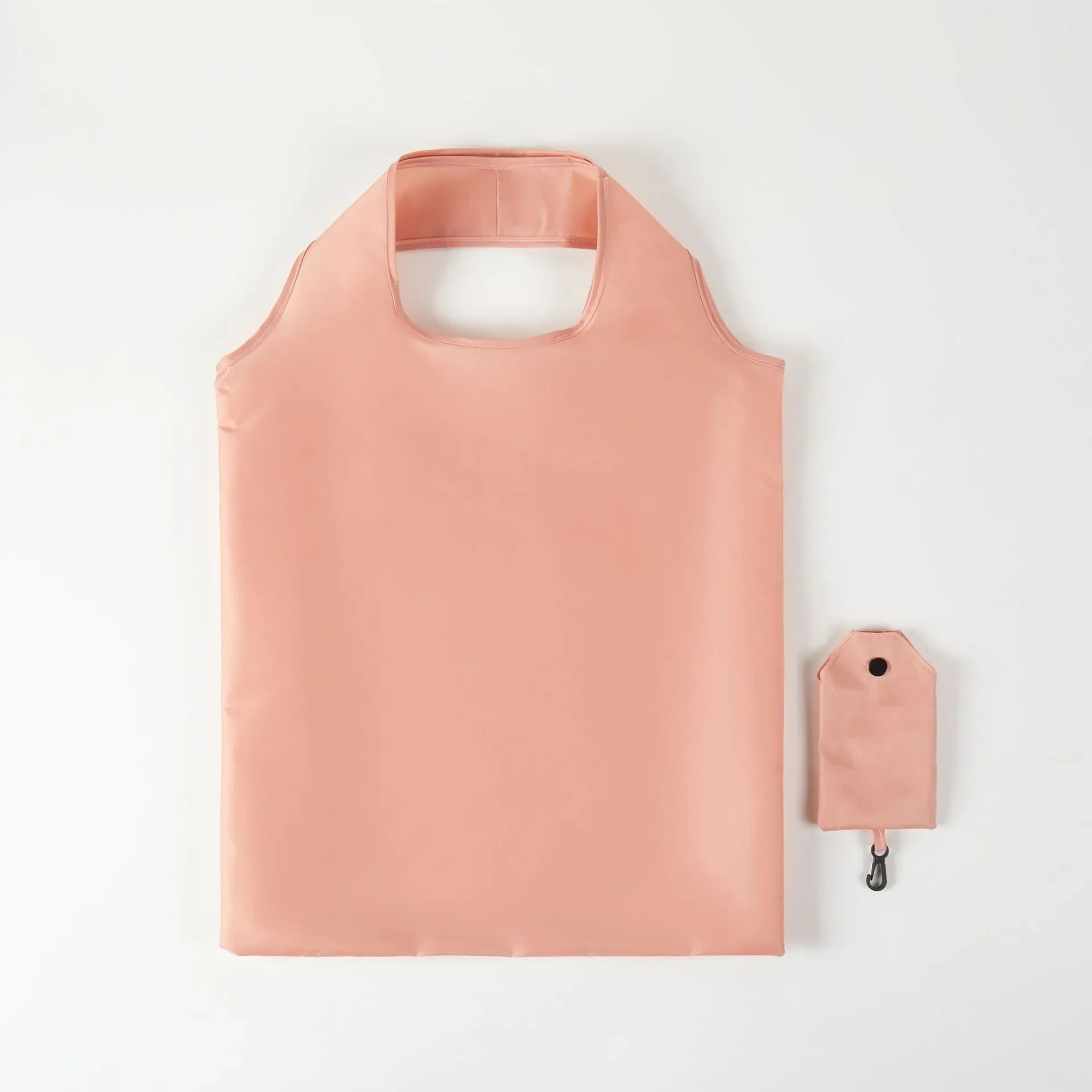 Im Etui einer einfarbigen, umweltfreundlichen, faltbaren und wiederverwendbaren Einkaufstaschen für Damen aus Polyester für Reisebücher – Detail 19