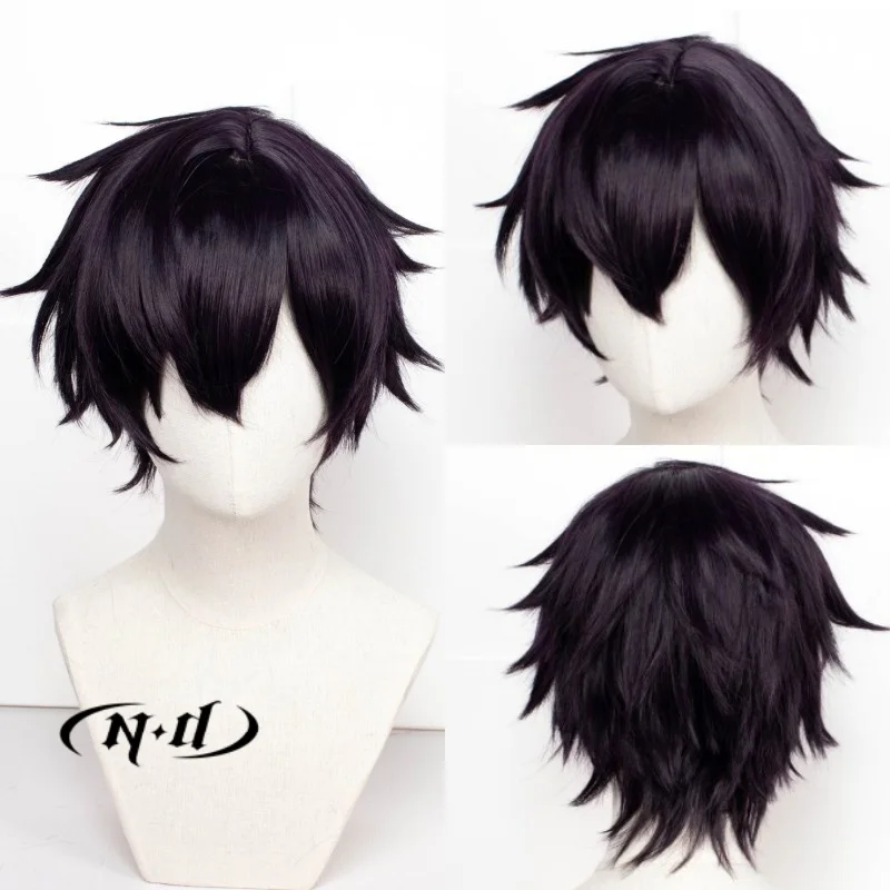 

ND Shxtou Cosplay Wigs VTuber Shoto Cosplay Hair Wigs Hairpiece Heat Resistant Synthetic for Comic Con Coser Costume Theme Party