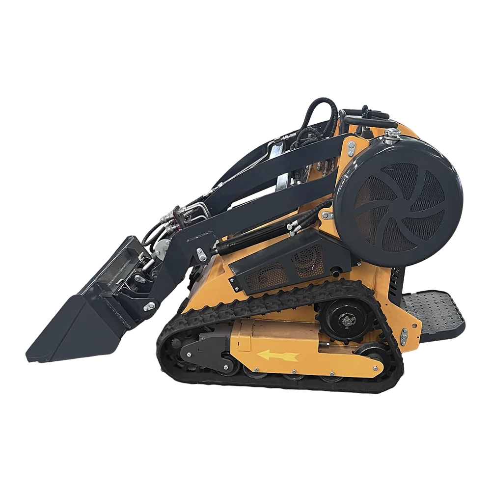 جرافة انزلاقية صغيرة للمسار الزاحف مع مرفقات للبناء والزراعة