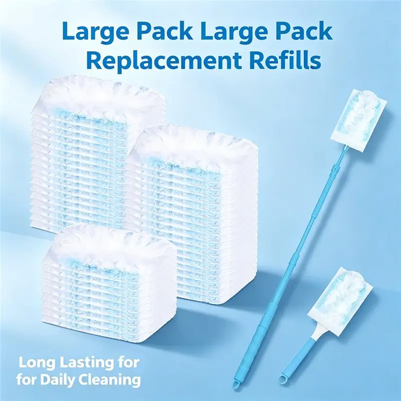 50Pcs Electrostatic Dusting Duster Ceiling Cleaning Wonder Retractable Electrostatic Dusting Duster