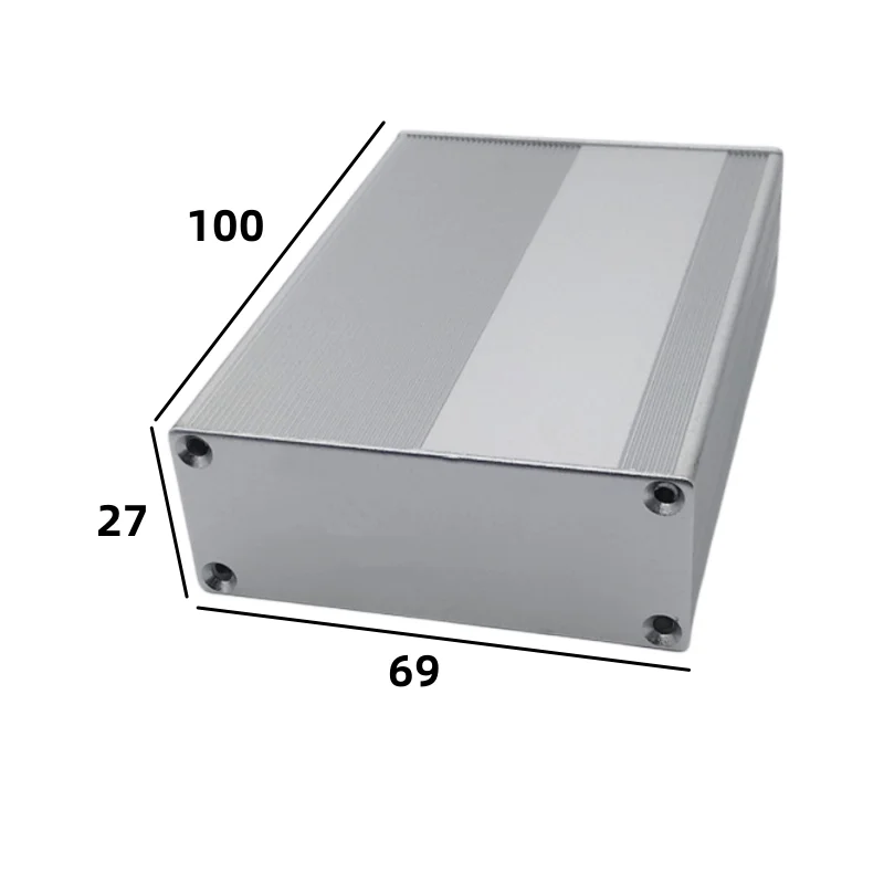 

Aluminum alloy shell aluminum profile Boxes split battery box circuit board 100x69x27mm