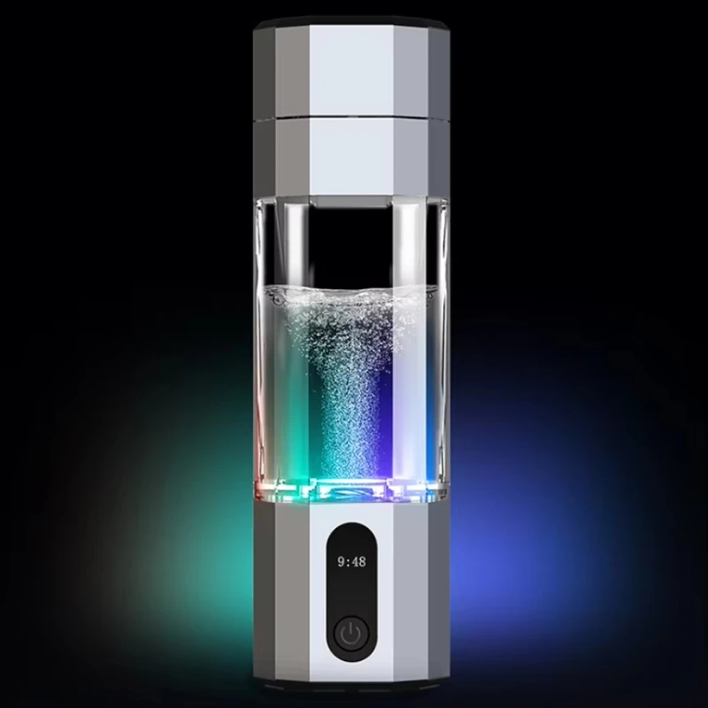 

Sport Portable H2 Water Bottle Generator 6000/10000ppb supports USB and battery powder