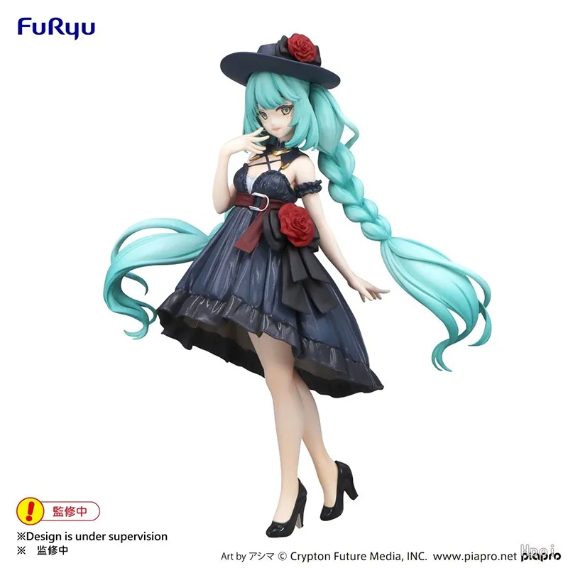 In Voorraad Originele FuRyu Vocaloid Hatsune Miku PVC Anime Figuren Action Figure Model Speelgoed