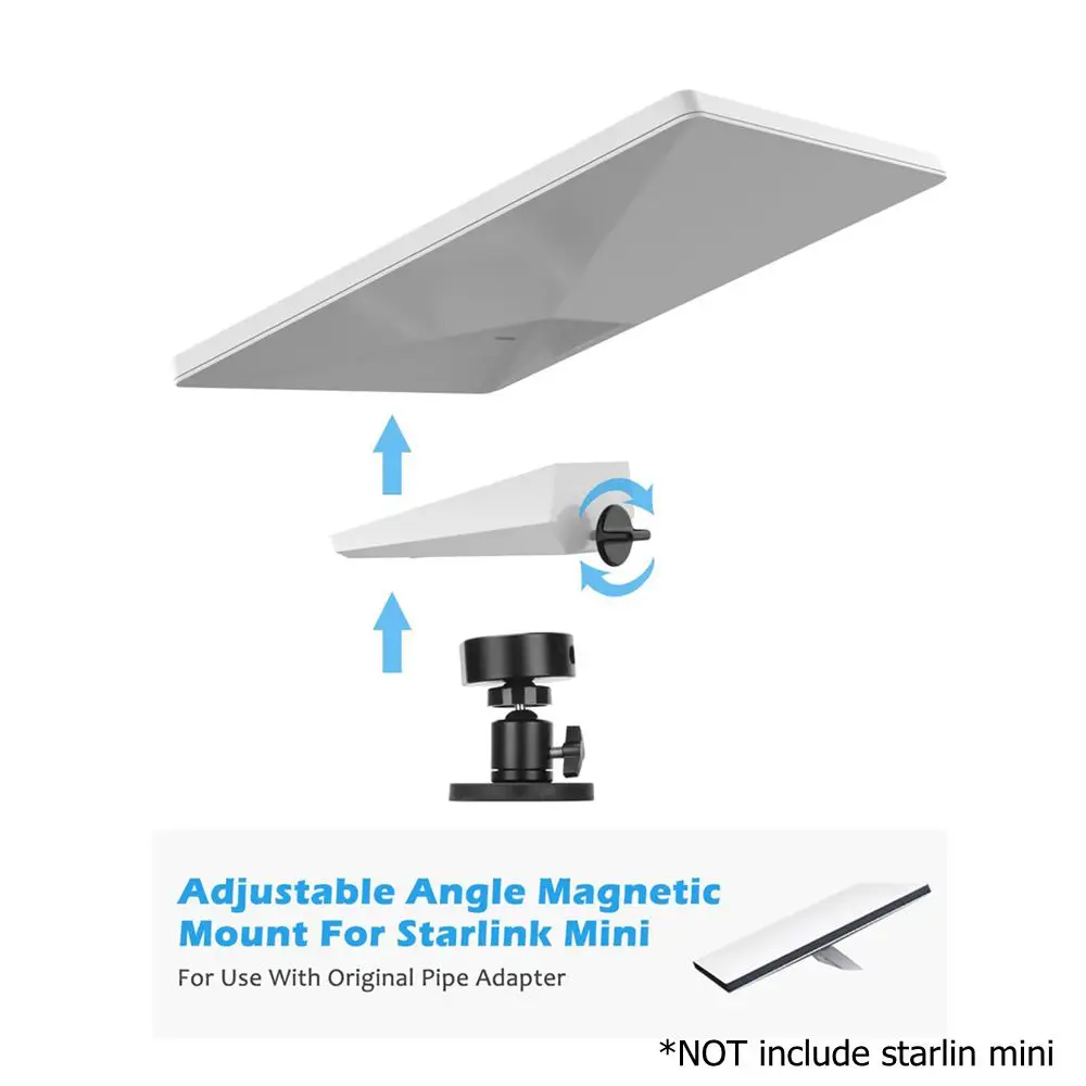 Para starlink mini 2024 ângulo ajustável ventosa montagem temporária telhado carro superfície lisa montagem para starlink mini acessório