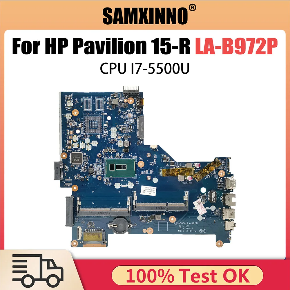 

Материнская плата ASO56 для ноутбука HP Pavilion 15-R DDR3 795815-501 795815-601 795815-001 с процессором I7-5500U