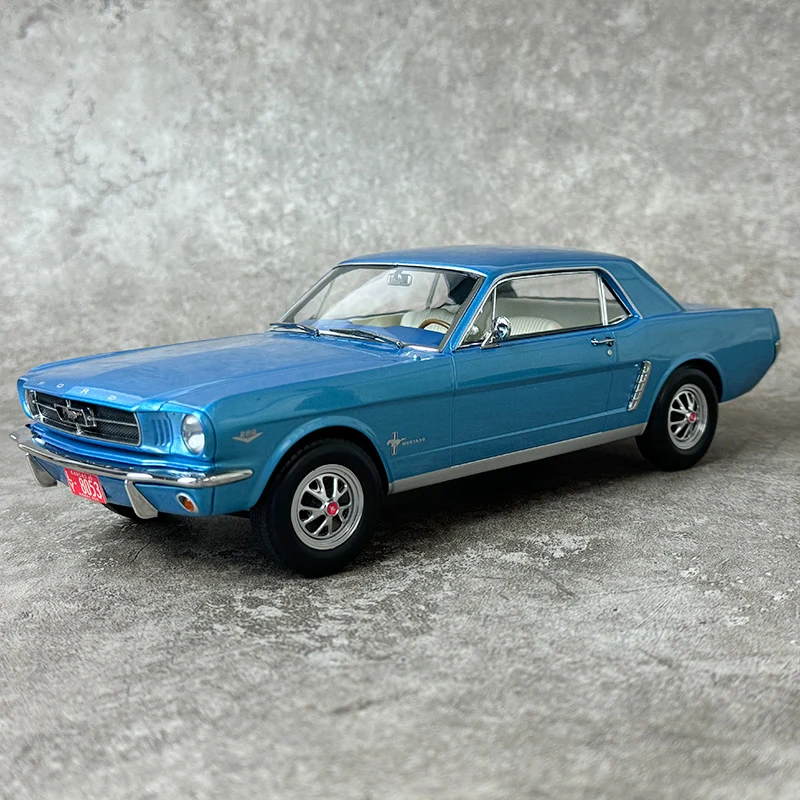 NOREV 1:18 1965 FORD Mustang Car model metal Classic car Static ornament Holiday gift