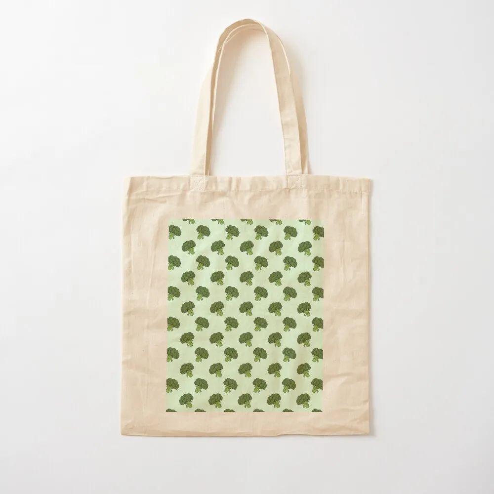 Broccoli Bunch Head Pattern Tote Bag sacs de shopping ecological bags tote bag university reusable grocery bags