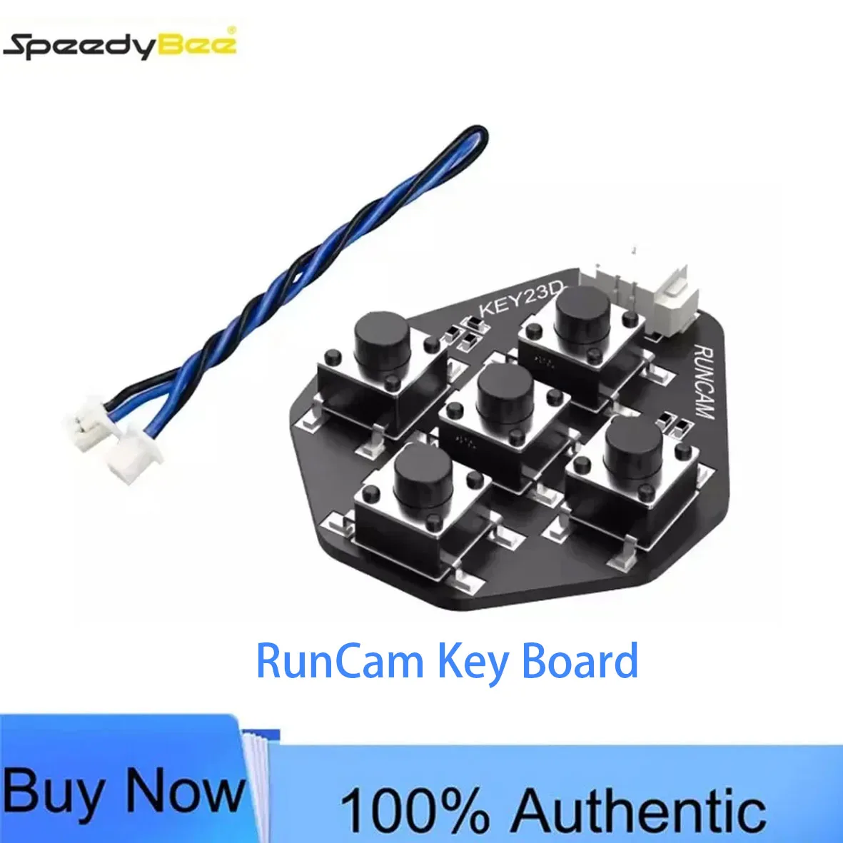 SpeedyBee RunCam Key Board w/ 1.25mm 2pin FPV Silicone Cable for Micro Sparrow Micro Swift 2 eagle Camera Replace Spare Part