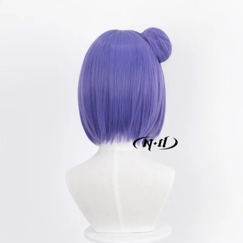 ND Konan Cosplay Wigs Short Blue Hairpiece Anime Cosplay Hair Wigs Heat Resistant Synthetic for Comic Con Coser Costume Party