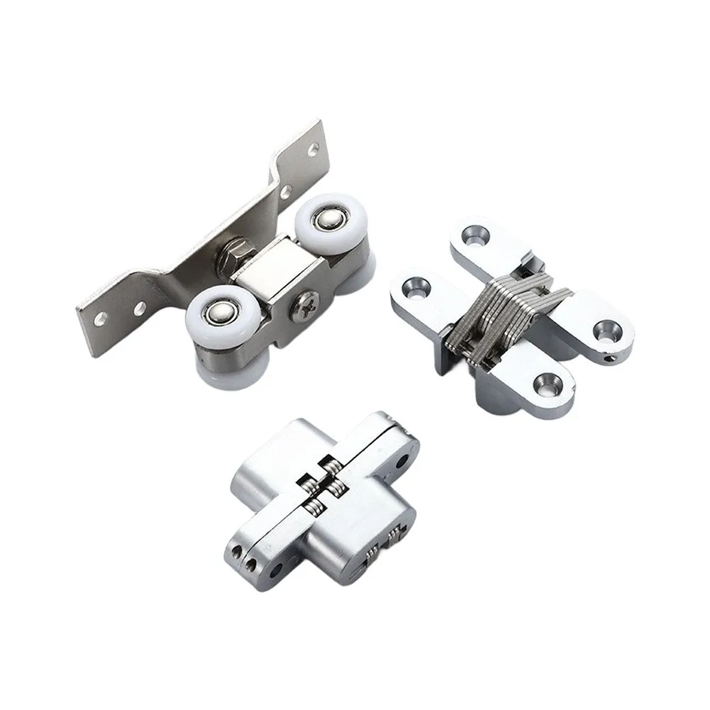 Silent Sliding Wheels Stainless Steel Rollers Multi-layer Electroplating For Sliding Glass Doors Silent Sliding Door Mechanism