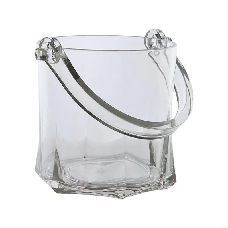 19QB Clear Wine Agreverage Coolers okrągłe wiadra lodowe na spotkania i wydarzenie