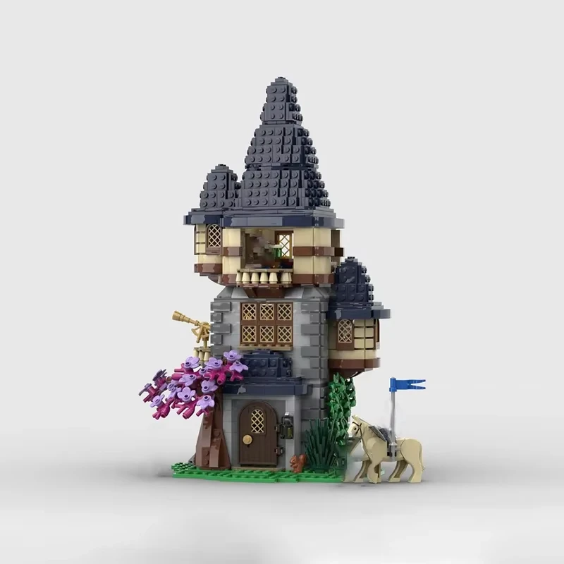 

1409 PCS MOC Medieval Castle Architecture Wizard Tower Model DIY Assembly Building Block Toy Children's Birthday Gift