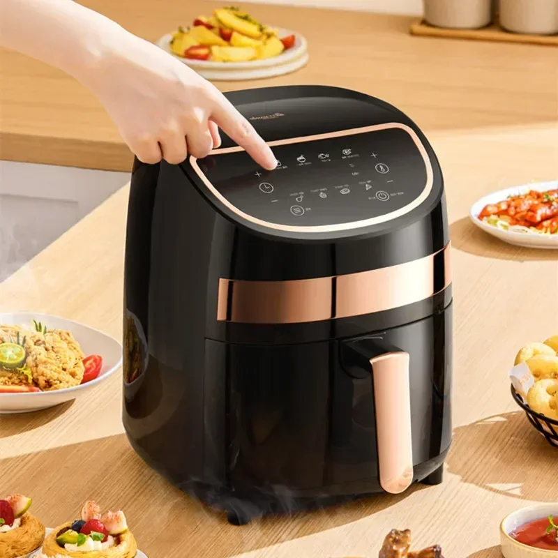 Hot salesDeerma Air Fryer Household Touch Menu Oil-free Electric Fryer Household Intelligent Timing French Fries Fried Chicken K