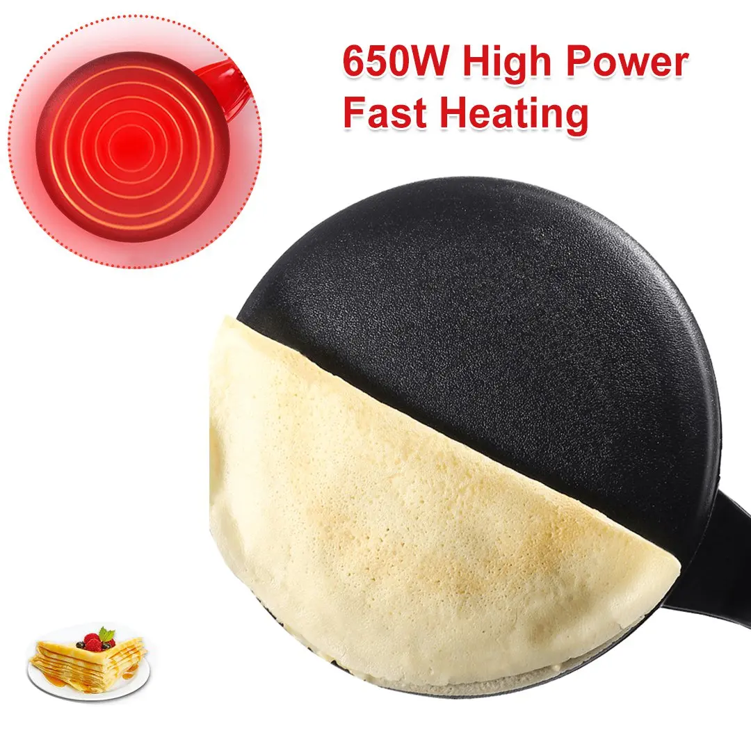 Mini Electric Pancake Maker 220V Pizza Pancake Machine Non-Stick Griddle Baking Pan Cake Machine Kitchen Appliance Cooking Tools