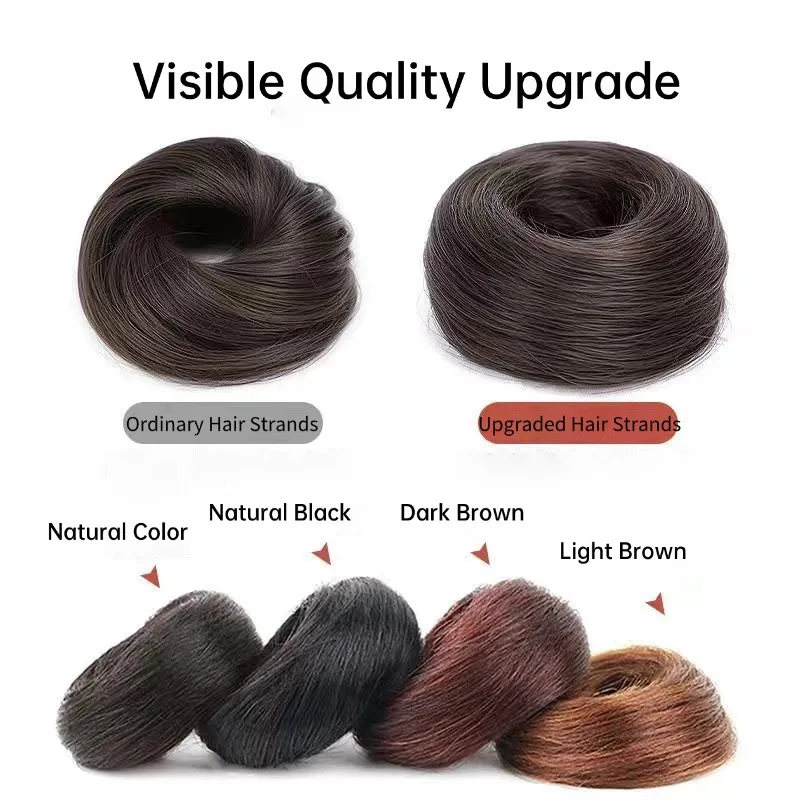 Venda de liquidação perucas femininas perucas de fibra sintética estilo pão fofo