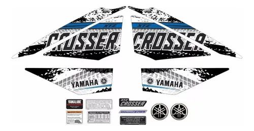 Motorcycle Yamaha Crosser Xtz Tank Stickers 150 6 Kits