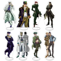 Anime JoJo Bizarre Adventure Cute Cosplay Acrylic Figure Stand Model Plate Desk Decor Kids Toys Standing Sign For Friends Gifts