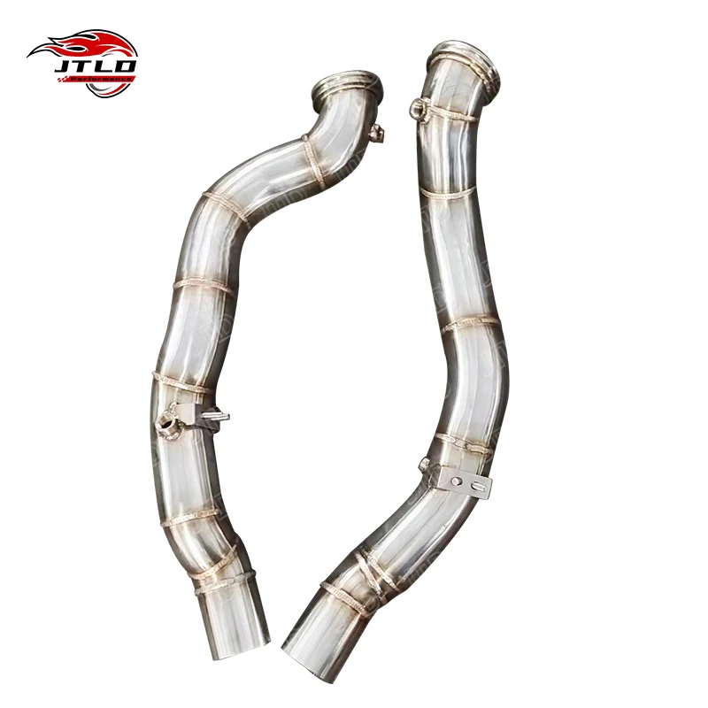 High Performance Stainless Steel Exhaust Downpipes For Maserati Ghibli S Q4 Sq4 Downpipe