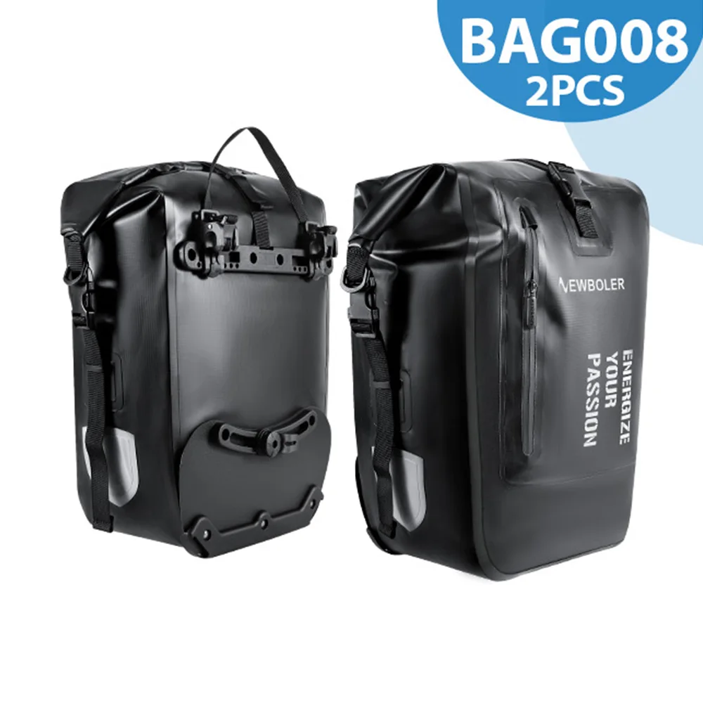 NEWBOLER 74L Fietstas met grote capaciteit 3-in-1 fietstas Waterdichte fietstas Fietsachterbank Rack Bag Fietsbagagetas