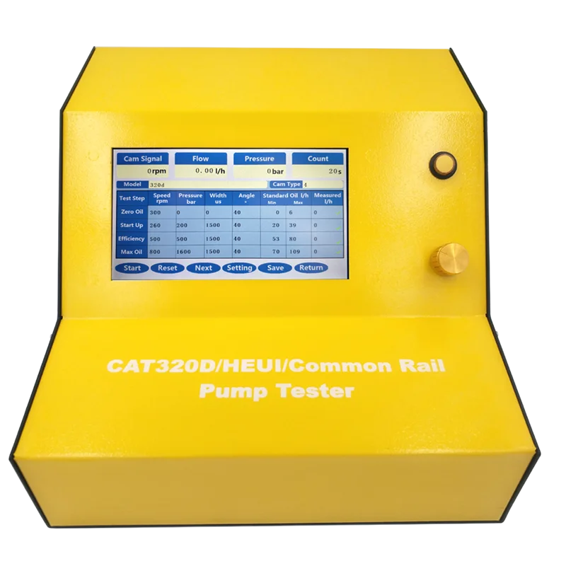 320D Cat HEUI pump testing simulator