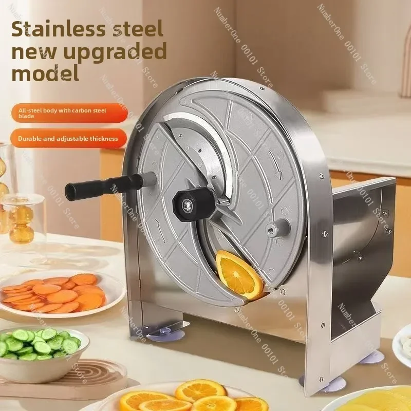 Efficient Manual Slicer for Fruits and Vegetables | Durable Stainless Steel Multifunctional Cutter