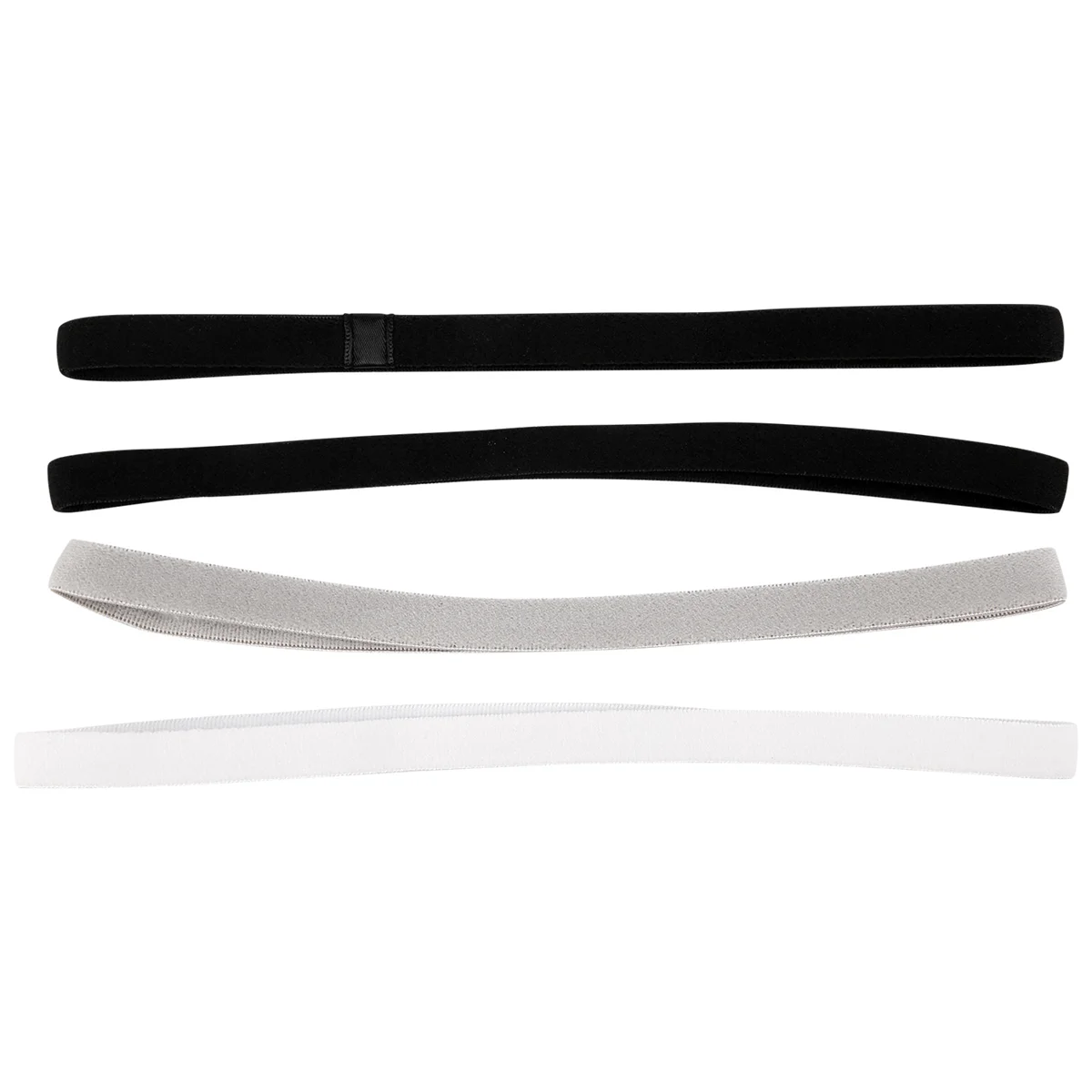 4 Pieces Thick Non-Slip Elastic Sport Headbands Hair Headbands,Exercise Hair and Sweatbands for Women and Men