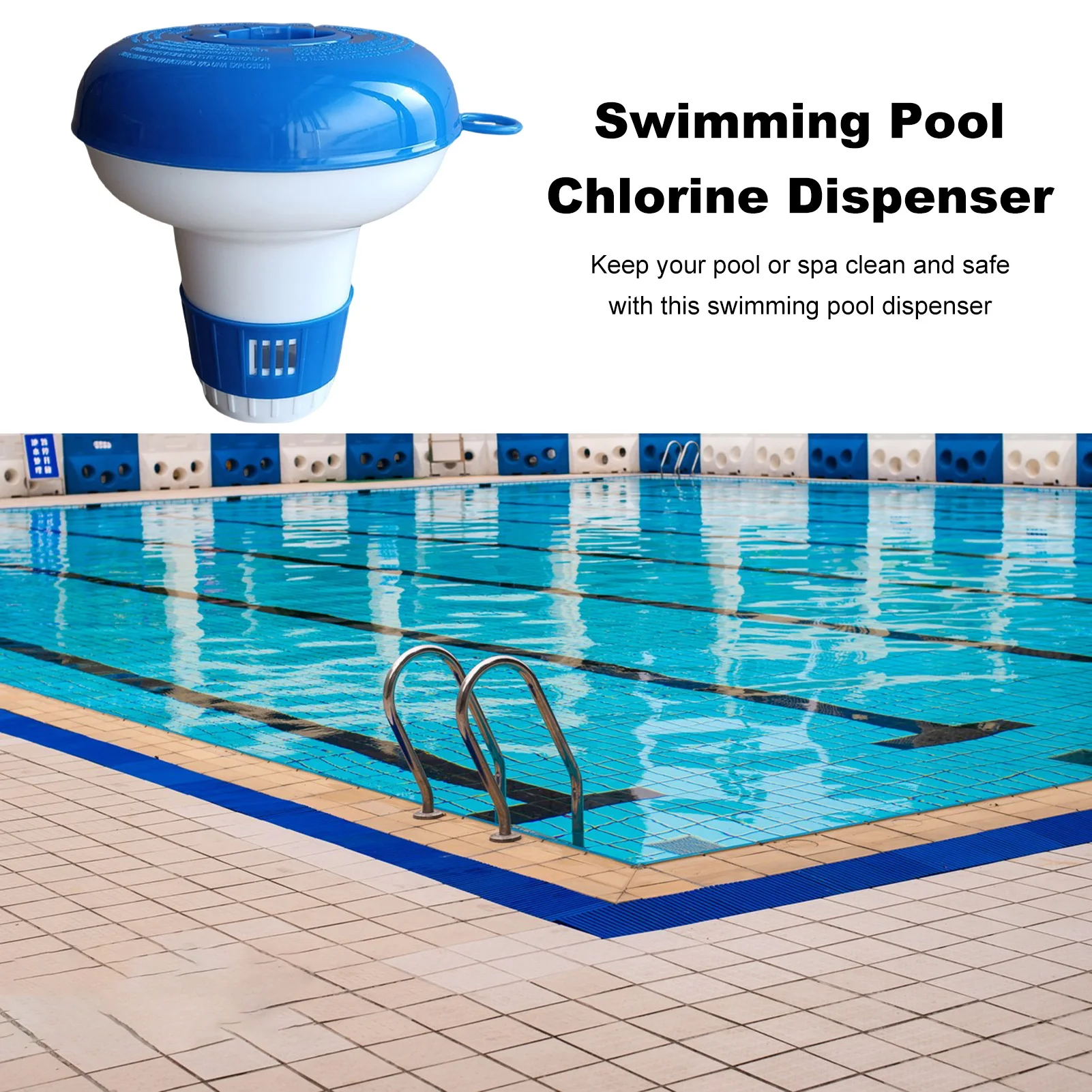 Cute Not Sinking Floating Chlorine Dispenser Reach Every Corner Fountains Pool Floating Chlorine Dispenser Box Cleaning