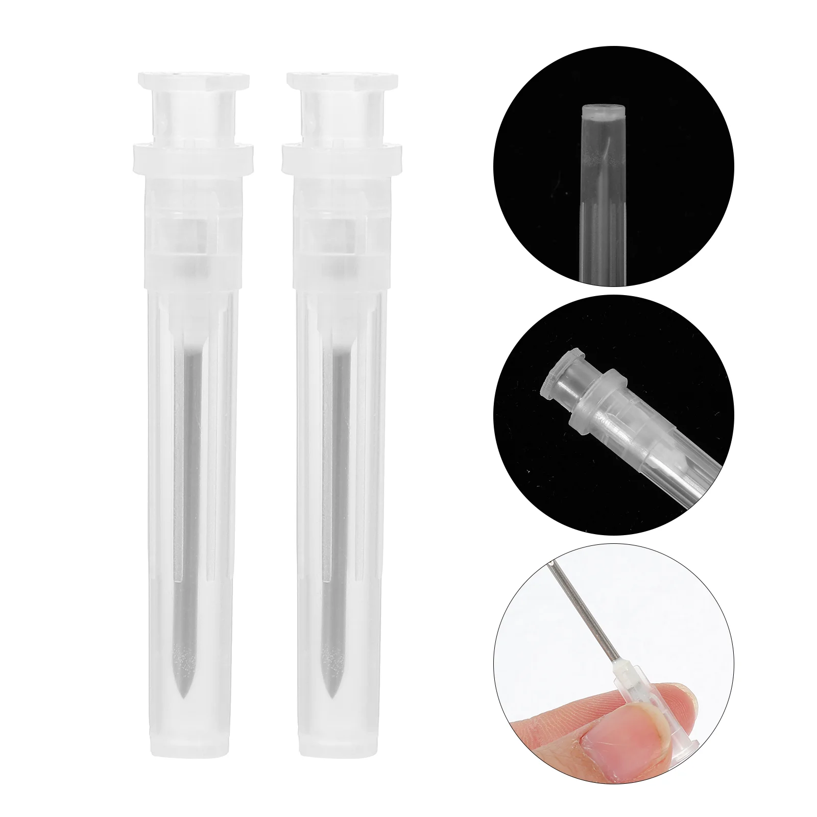 100 Pcs Syringe Needle Injection Accessories Dispenser Dispensing for Refilling Liquid