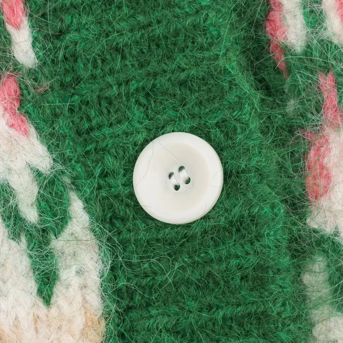 2025 Vintage Winter Vrouwen Geometrische Plaid 3D Bloem Volledige Mouw Slouchy Gebreid Vest V-hals Losse Totem Trui Groen Kaki