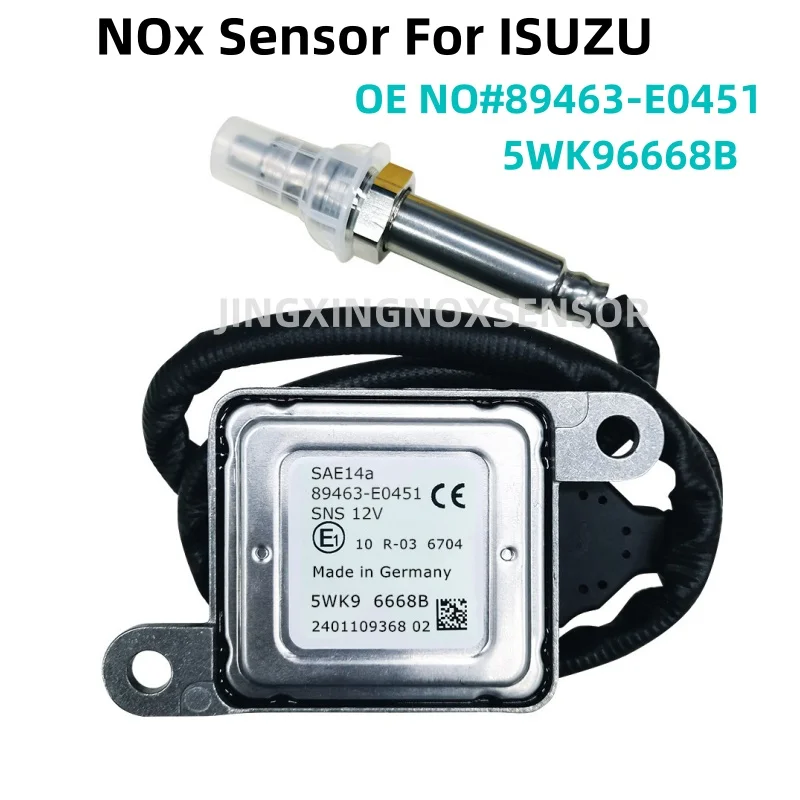 89463E0451 89463-E0451 89463 E0451 5WK96668B Nitrogen Oxide NOx Sensor For Hino Truck Spare Parts