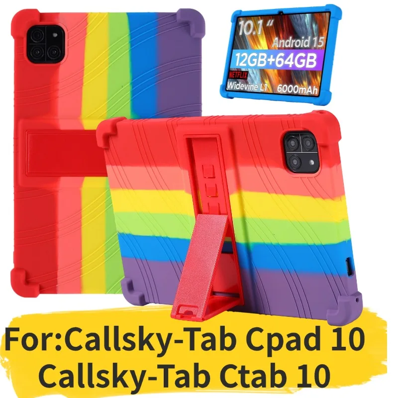 

Для планшета Callsky-Tab Cpad 10/Callsky-Tab Ctab 10, силиконовый чехол 10,1 дюйма, достаточный планшет K10/для WXUNJA ECOPAD 01/Suicoey T618