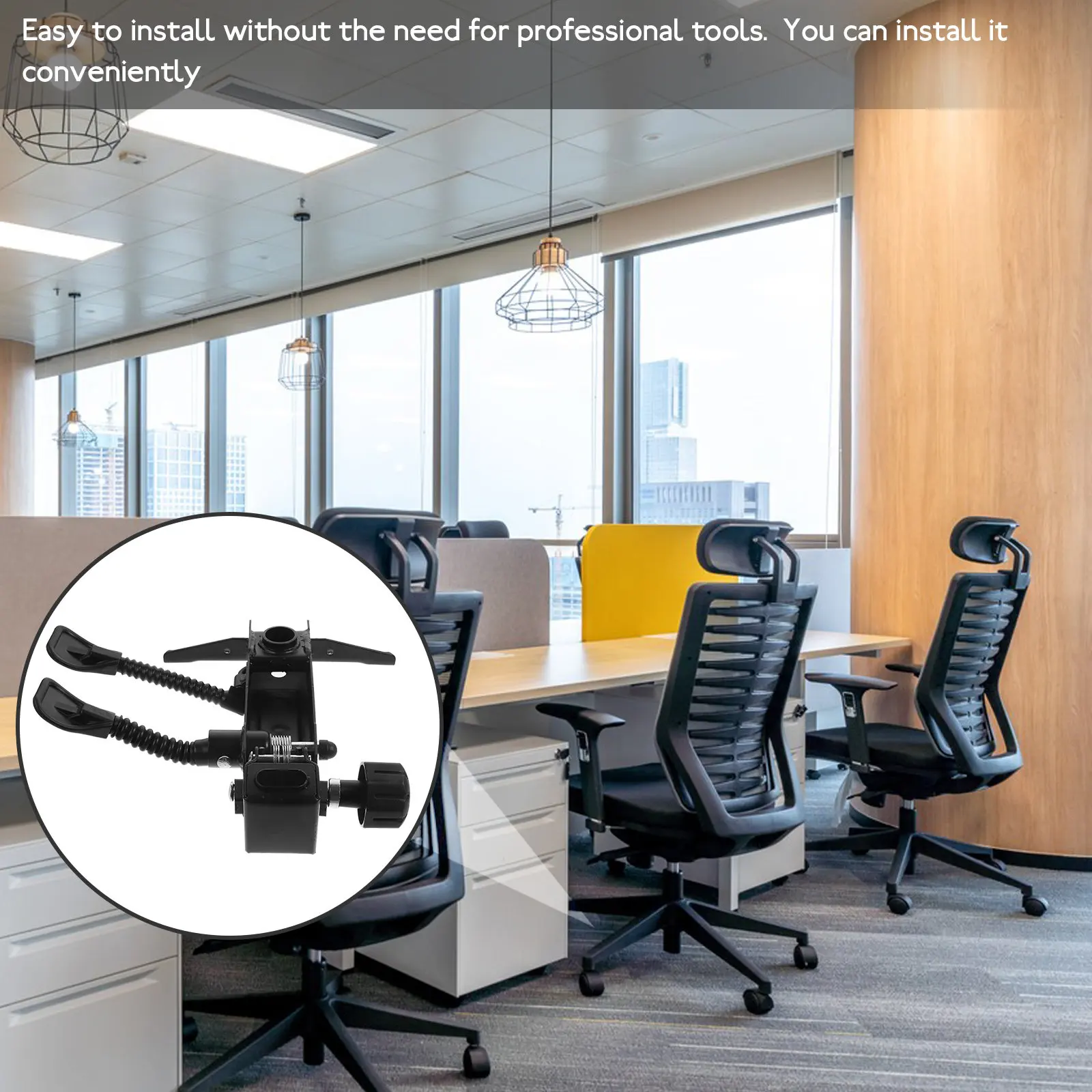 

Сменная стальная поворотная пластина для офисного кресла, механизм регулировки наклона, устойчивое регулируемое сиденье