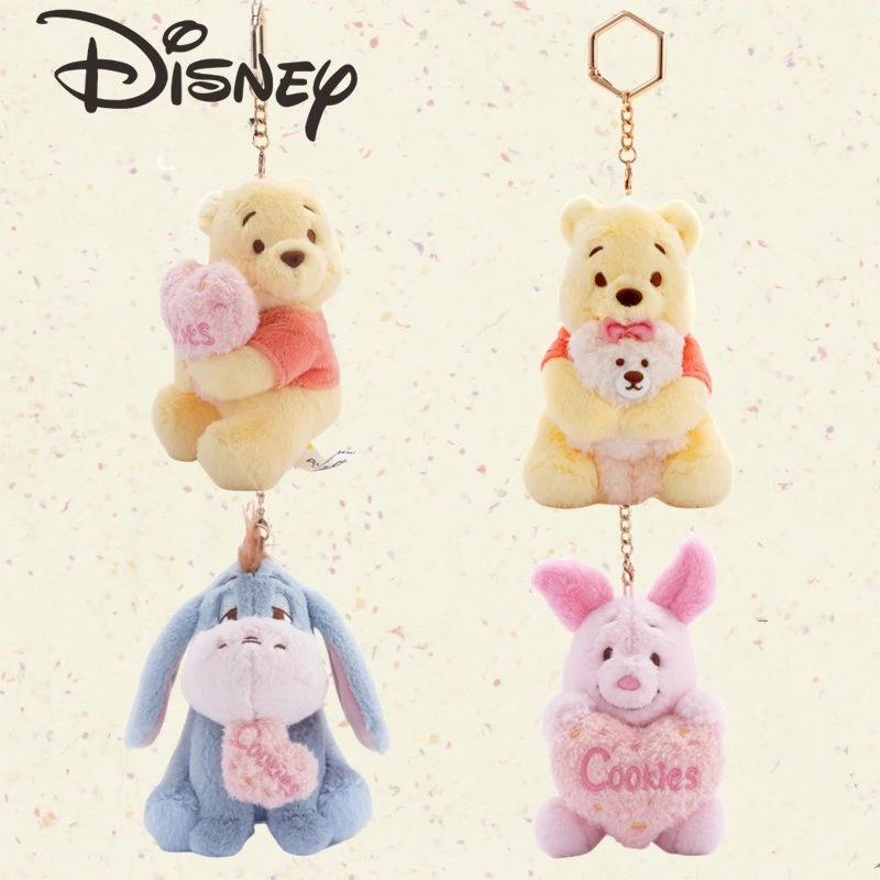 

Плюшевые игрушки Disney Winnie The Pooh Eeyore, 11 см/4,33 дюйма, милые аниме-аксессуары, декоративные куклы, украшения