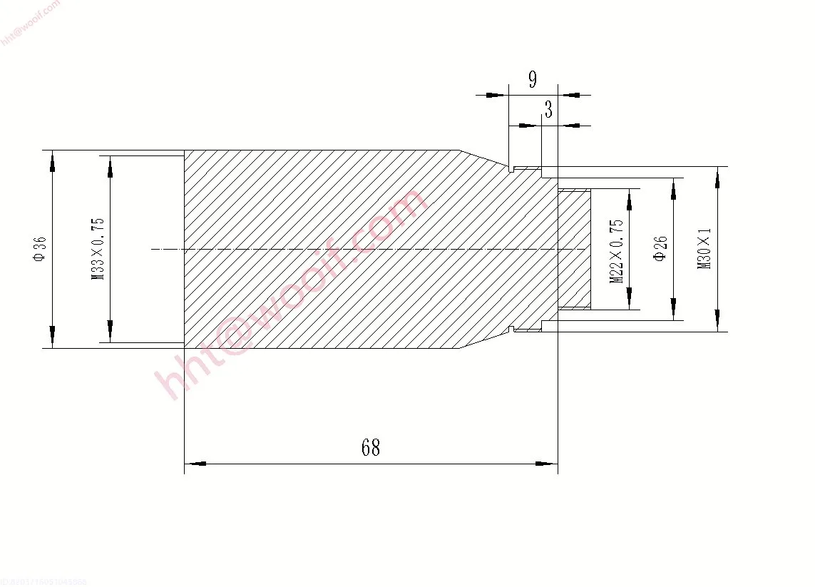 Expansor de feixe laser 532nm 632,8nm - Tipo B (6x/7x/8x/9x/10x disponível em estoque)