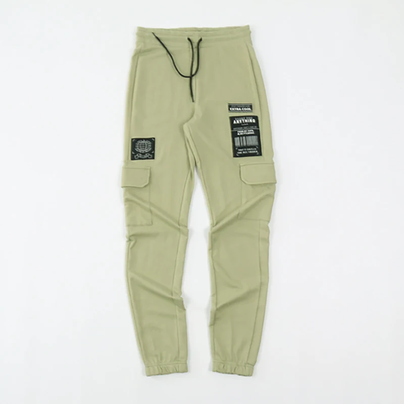 

Men's Summer Thin Breathable Sports Casual Sweatpants Workwear Pants Trendy Nine-Piece Cuffed Pants Versatile High-Waist Loos...