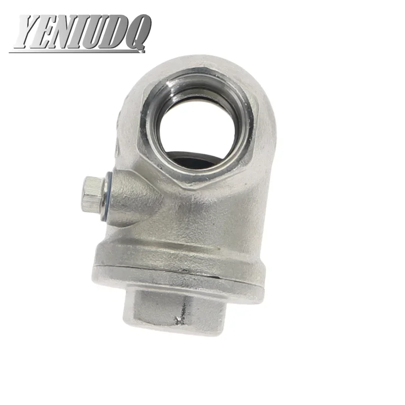 304 Stainless Steel Female Thread 1/4 3/8 1/2 1 3/4 Horizontal Type Swing Check Valve Screw Swing One-way Non-return Valves