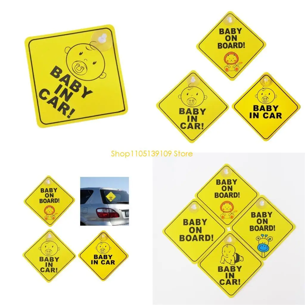 

Waterproof Baby On Boards Stickers with Strong Adhesive Vehicle Decal for Car