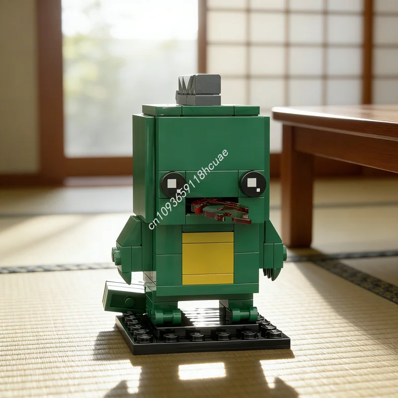 138pcs MOC Brickheadz Fryin Ryan Garbage Pail BricKidz Model Building Blocks festival Gifts Architecture Toys Education