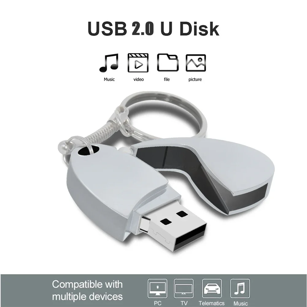 Klassische drehen USB 2,0 Metall-Flash-Laufwerk 8GB 32GB 64GB 128GB Pen drive USB-Flash-Laufwerk Stift Memory Sticks Flash-Disk Schlüssel anhänger