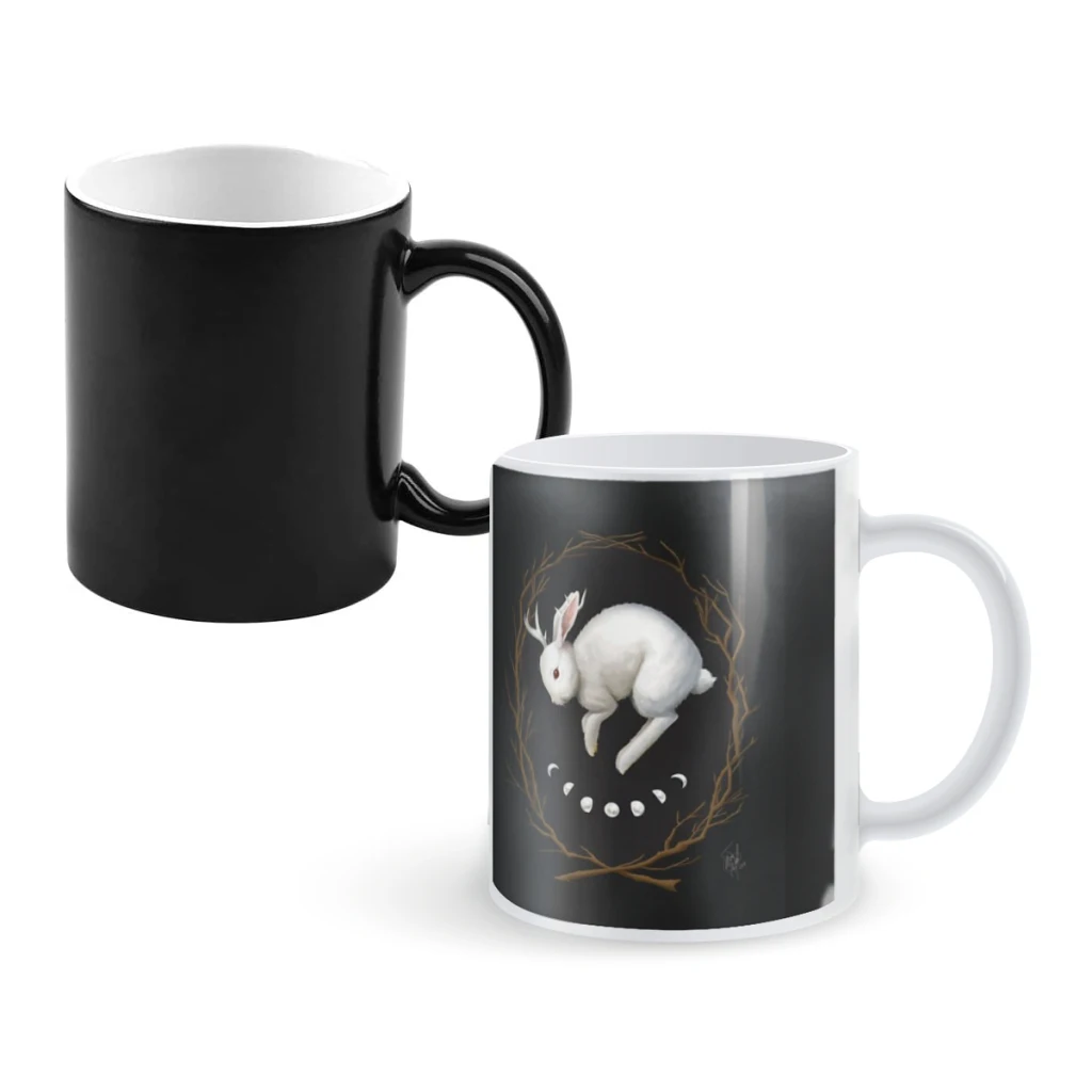 

Midnight RunCoffee Mugs And Mug Creative Color Change Tea Cup Ceramic Milk Cups Novelty Gifts