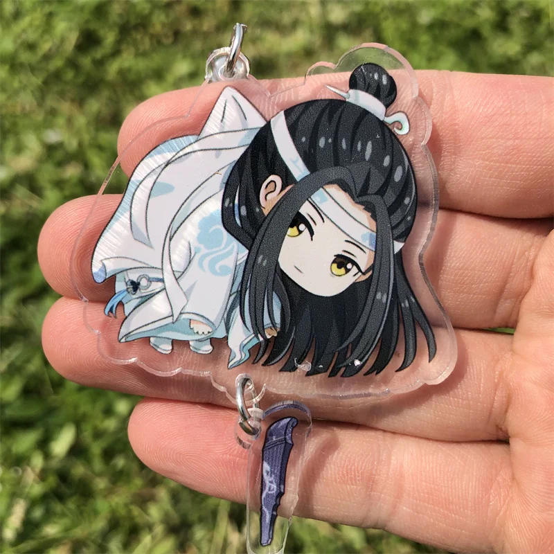 Anime Acessórios Chaveiro, Pingente Prop, Emblema, Mo Dao Zu Shi Lan Wangji, Wei Wuxian