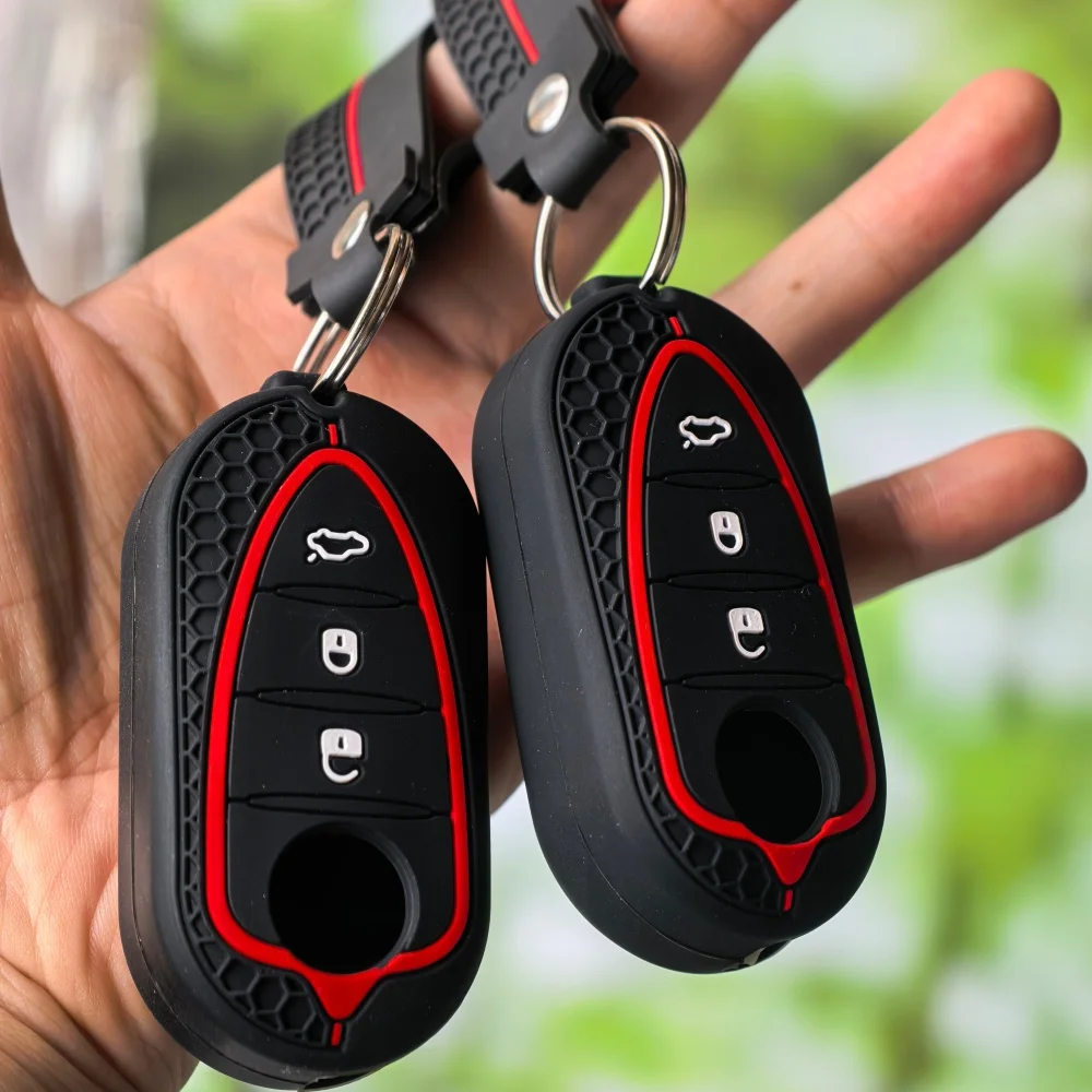سيليكون المفاتيح مفتاح غطاء ل ألفا روميو جوليتا أسطورة جونيور 4C روميو ميتو أسطورة 159 GTO GTA اكسسوارات السيارات التحكم عن بعد #3