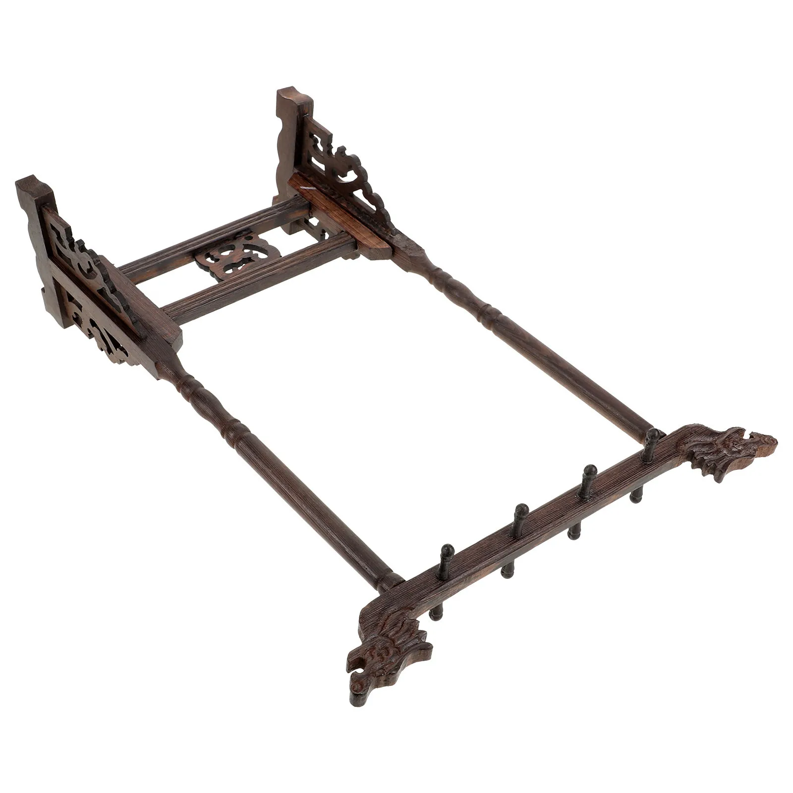 

Solid Wood Brush Holder For Calligraphy Pen Storage Rack Practical Office Supply Ink Brush Stand Wooden Desktop Organizer